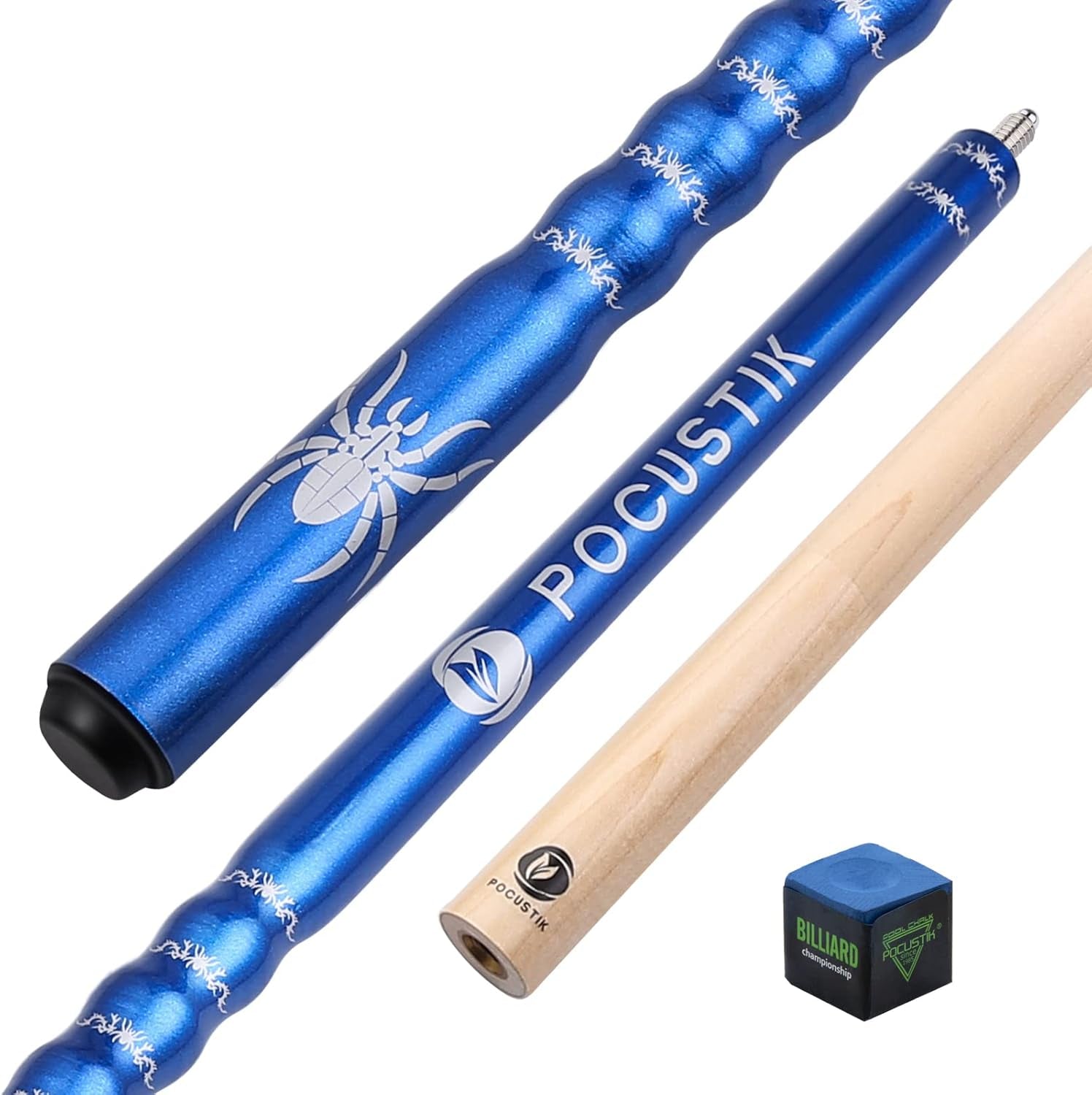 Ergonomic 58" Canadian Maple Pool Cues - 18/19/20/21 Oz, Stylish Colors