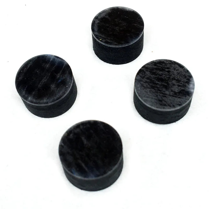 50Pcs/Lot 2018 Jassinry 14Mm Billiard Cue Tips 6Layers Pigskin+Transparent Cushion Pool Cue Tips Black in S/M/H