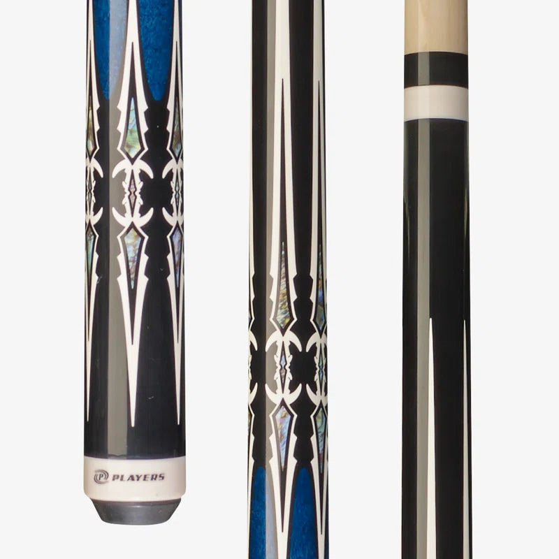 2.6' Azure Attacker Double Dagger Playing Pool Cues