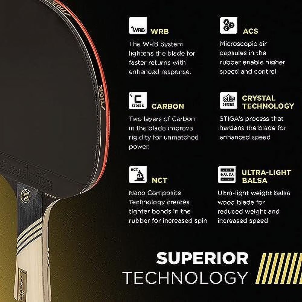 Carbon+ Bundle Ping Pong Paddle Set 7-Ply Extra Light Carbon Fiber Blade 2Mm Premium Sponge Concave Pro Handle 2 3-Star Tournament Balls Neoprene Racket Cover Player Wristband