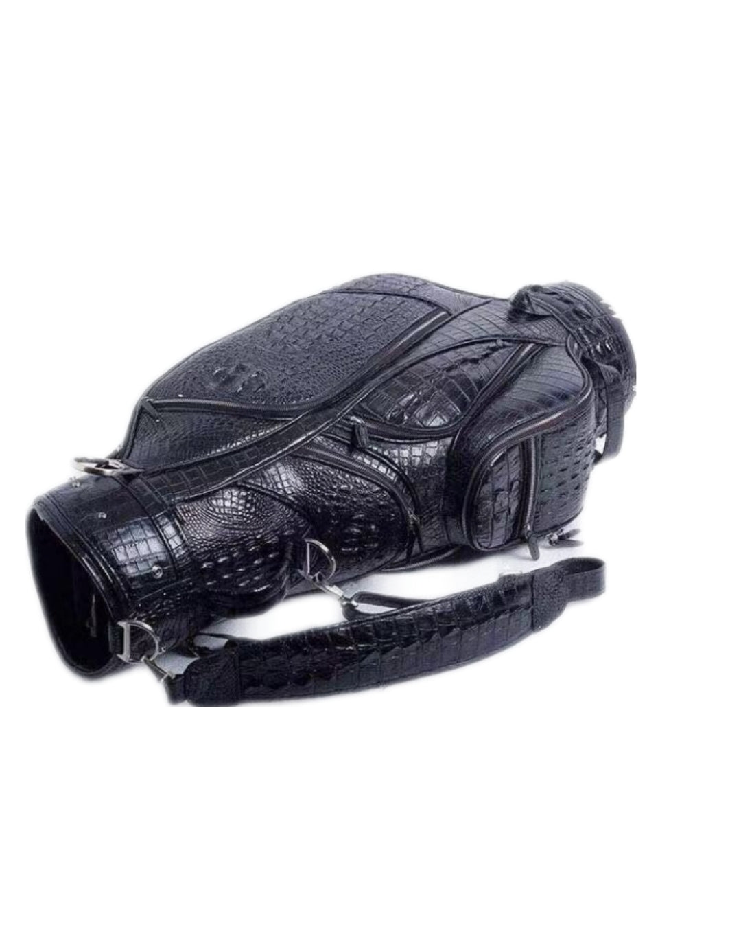 Luxury Crocodile Skin Leather Golf Bag Men's