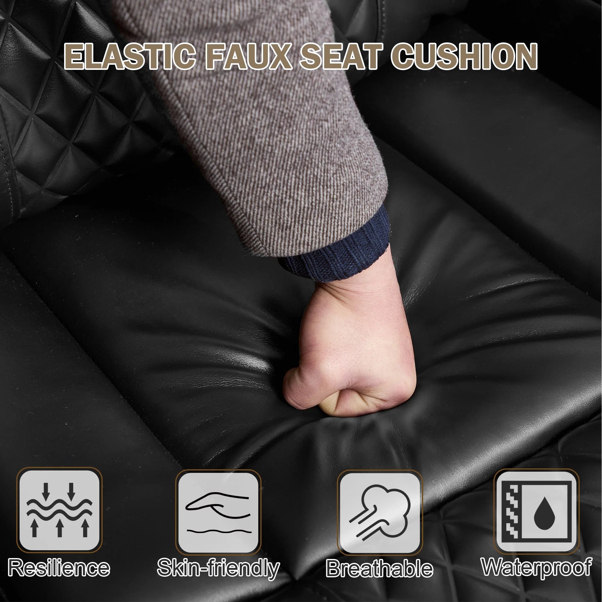 Power Rocker Recliner Chair with Heat and Massage, 240° Swivel Recliner Chair with Lumbar Pillow/Cup Holder/Led Lights/Usb Ports, Black