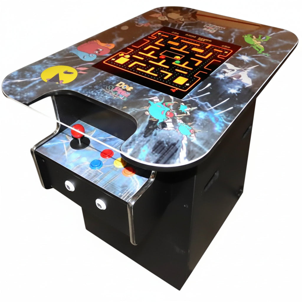 412 Classic Retro Games Cocktail Arcade Machine for Home or Work - Full Size - 2-Player