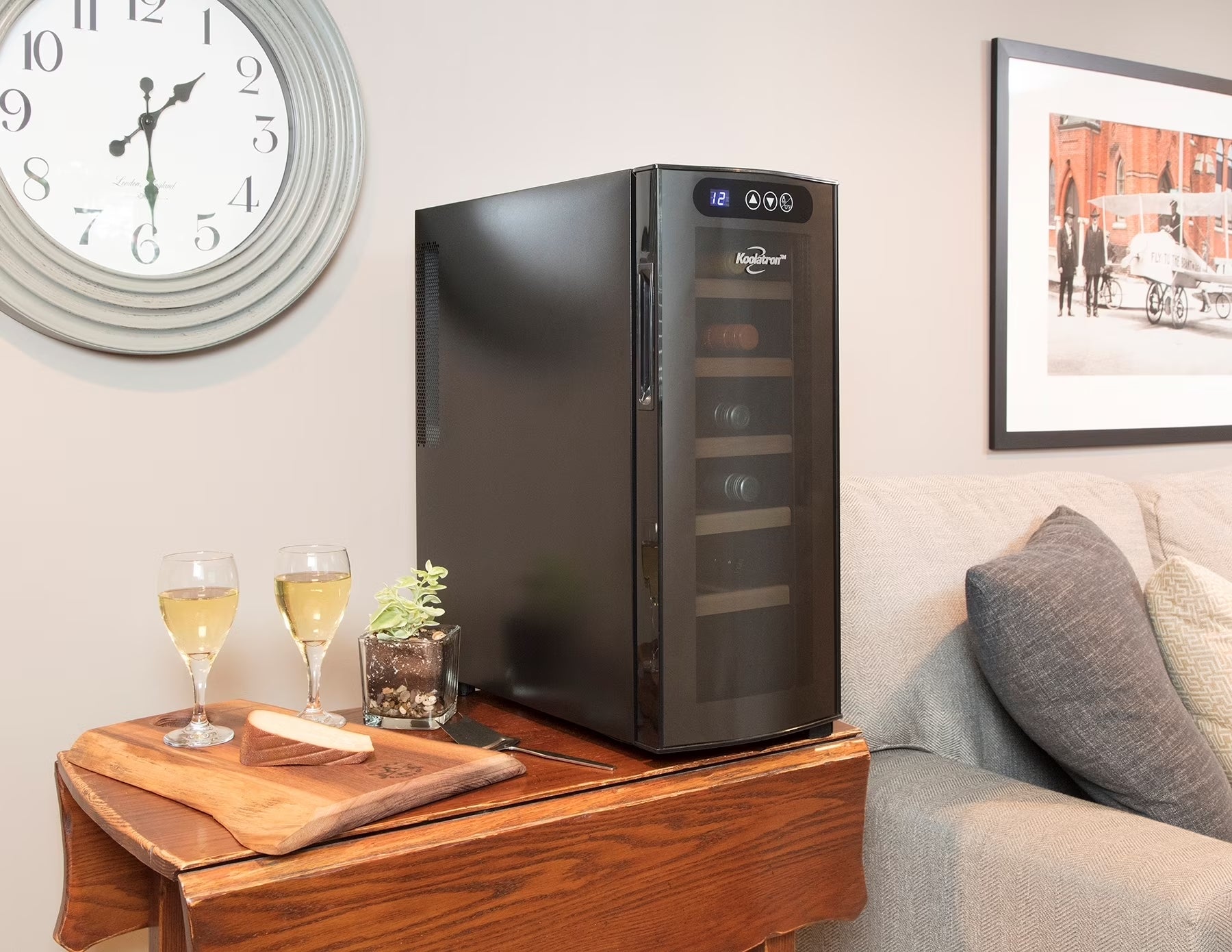 12 Bottle Wine Cooler Freestanding Wine Fridge
