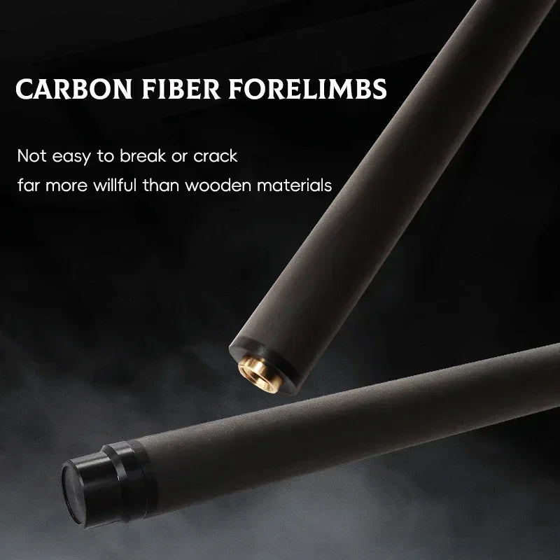 Single Shaft Carbon Fiber Billiard Pool Cue 10Mm/12Mm/12.4Mm/12.9Mm/13.9Mm Tip Uni-Loc Just Shaft of Pool Cue Stick Snooker