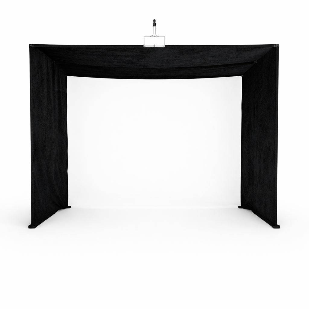 GolfBays Lux Golf Simulator Hitting Enclosure