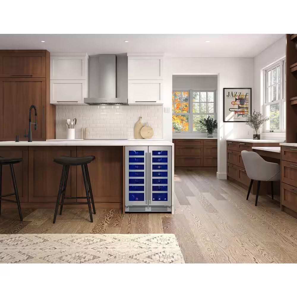 Presrv 24 In. 42-Bottle Dual Zone Wine Cooler