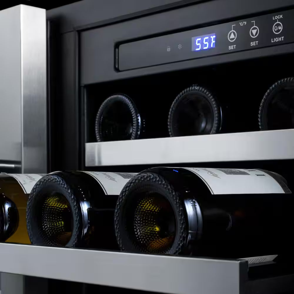 68-Bottle Dual Zone Convertible Wine Cellar