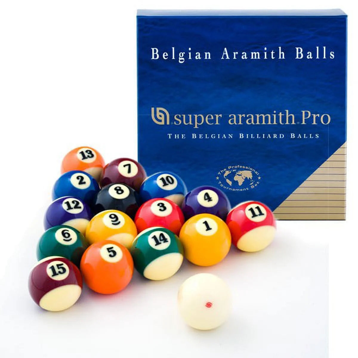 Super  Pro Billiard Pool Ball Set 2 1/4"