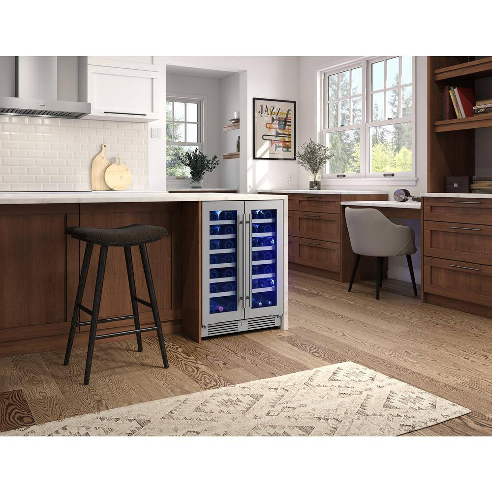 Presrv 24 In. 42-Bottle Dual Zone Wine Cooler