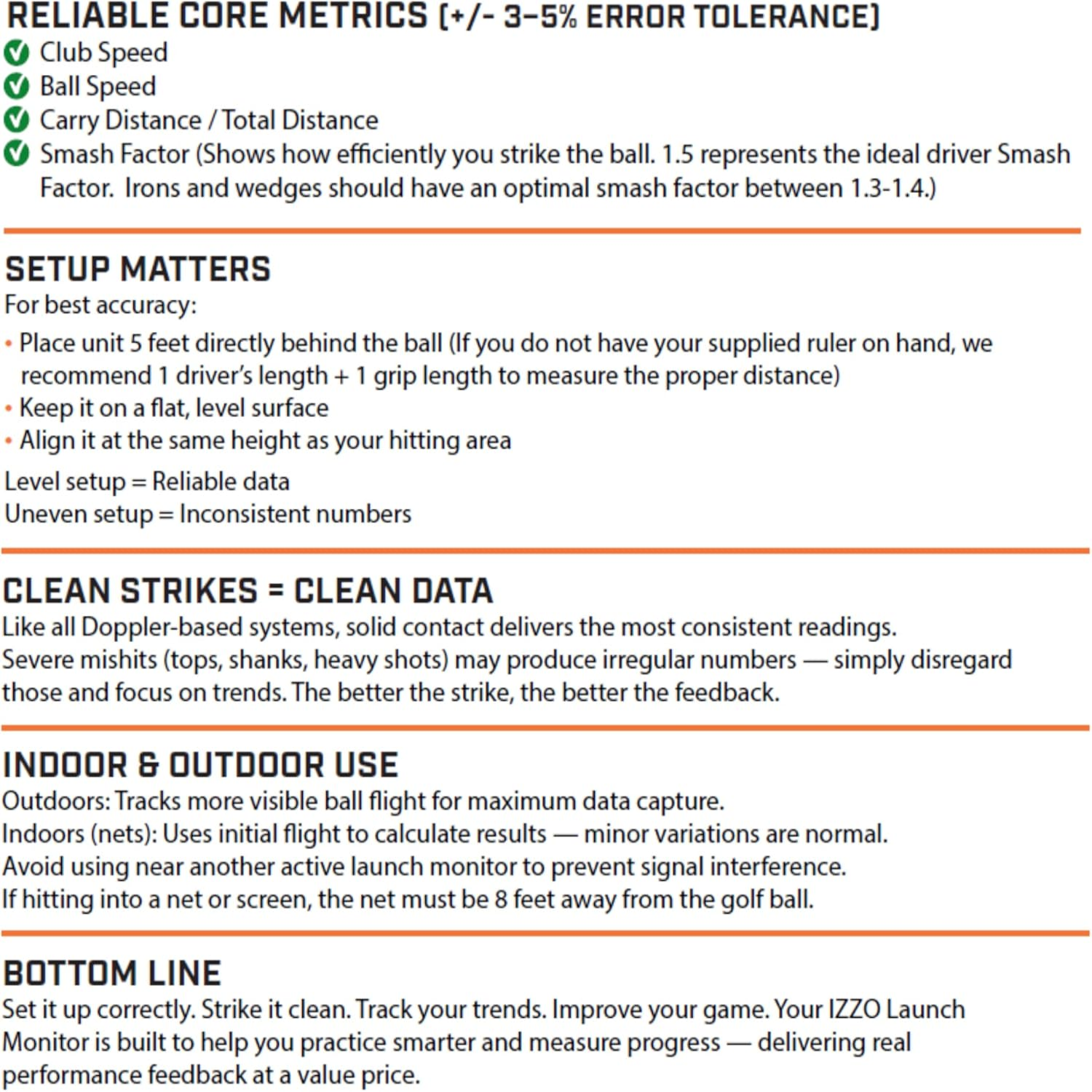 Golf Swami Launch Master Golf Launch Simulator - Golf Training Aid