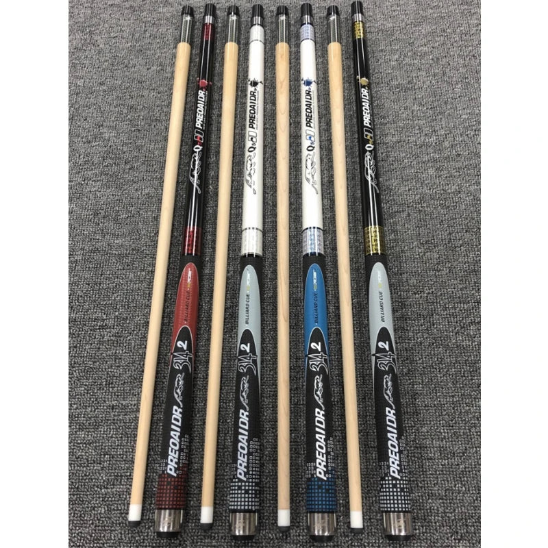 New PREOAIDR Billiard Pool Cues Stick 11.5Mm 13Mm Tip 4 Colors Options with ONLY One Piece High Quality Glove 2018